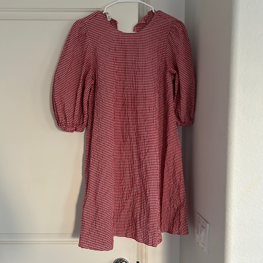MANGO Puffed-sleeve Dress